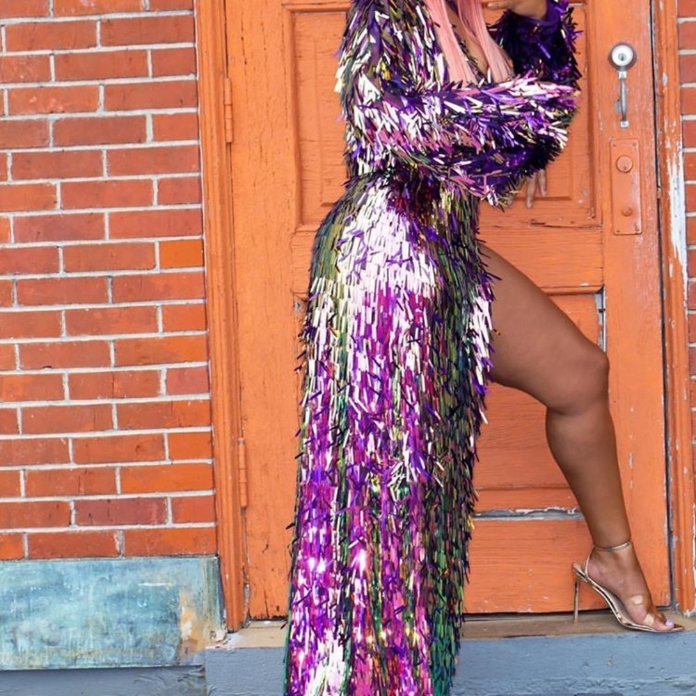 Sequin gown